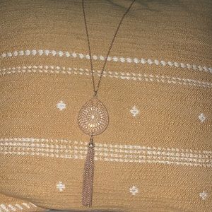 Long Rose Gold Necklace